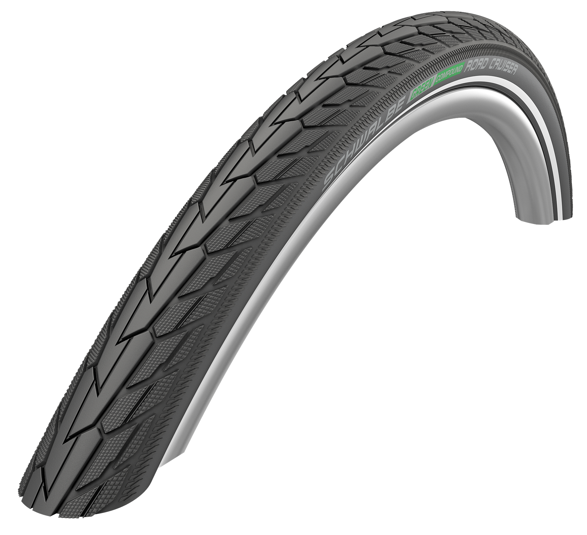  SCHWALBE OPTS FOR GREEN: ROAD CRUISER WITH GREEN COMPOUND